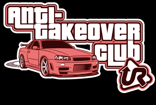 Anti-Takeover Club Sticker