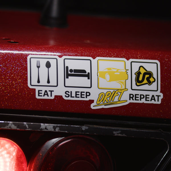 Eat Sleep Drift Repeat Sticker